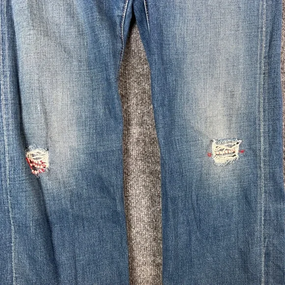 Levis LVC 701 Jeans Womens 30 (29x32 Actual) Blue Denim Big E Selvedge 50s - Picture 10 of 16